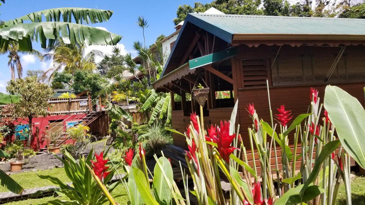Les Bananes Vertes Ecolodges 圣克洛德 外观 照片