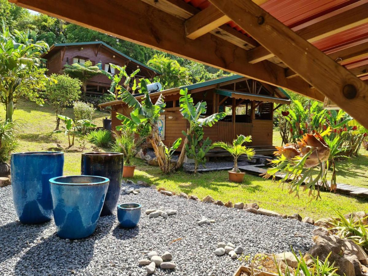 Les Bananes Vertes Ecolodges 圣克洛德 外观 照片