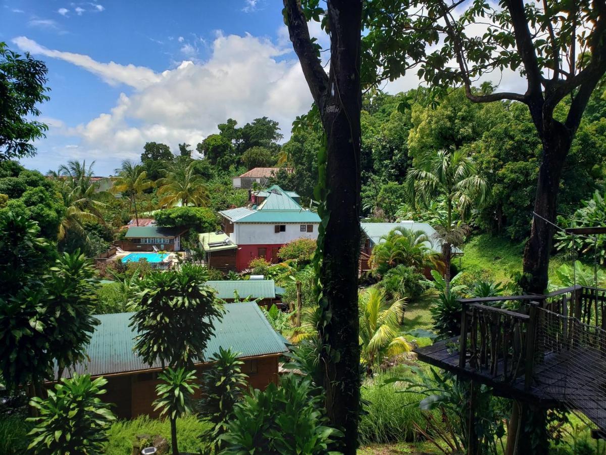 Les Bananes Vertes Ecolodges 圣克洛德 外观 照片