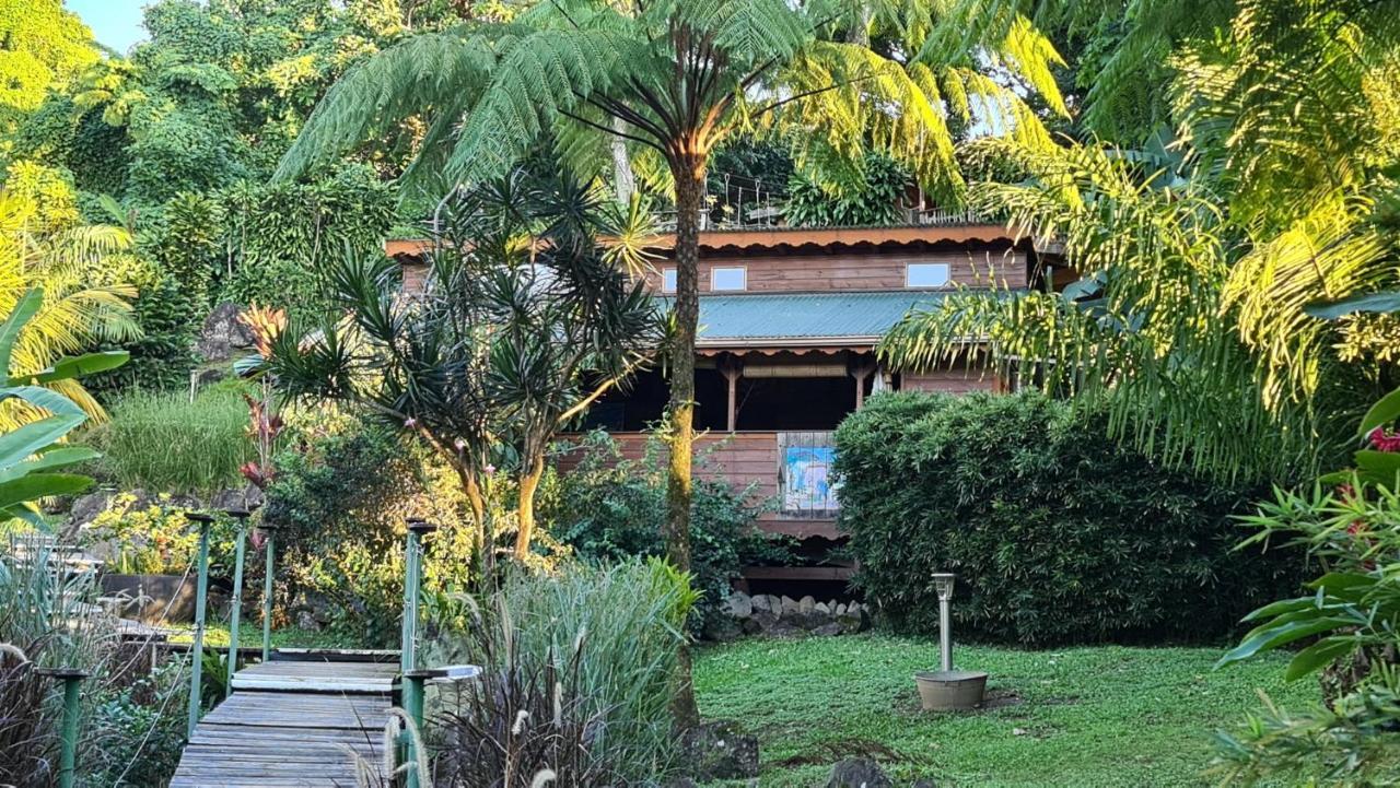 Les Bananes Vertes Ecolodges 圣克洛德 外观 照片