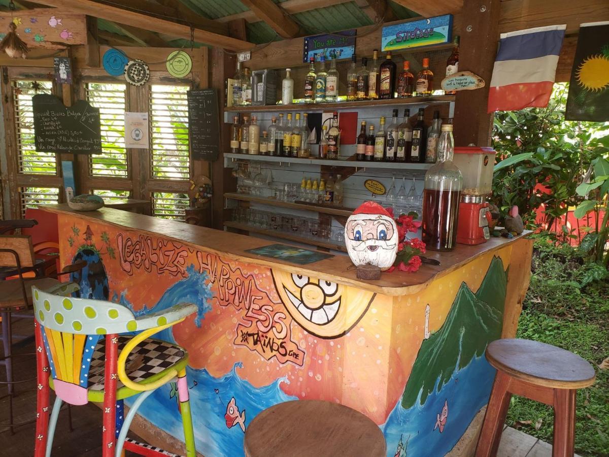 Les Bananes Vertes Ecolodges 圣克洛德 外观 照片